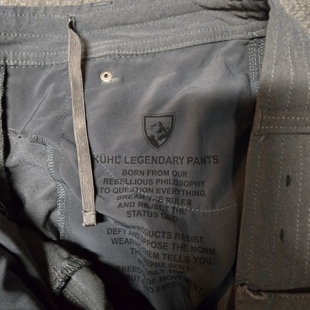 KUHL Trekr Straight Leg Hiking Pants Womens Size 2 Regular Gray Outdoor 6235 - Picture 8 of 10